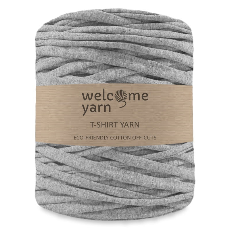 T-shirt Yarn Mottled Grey