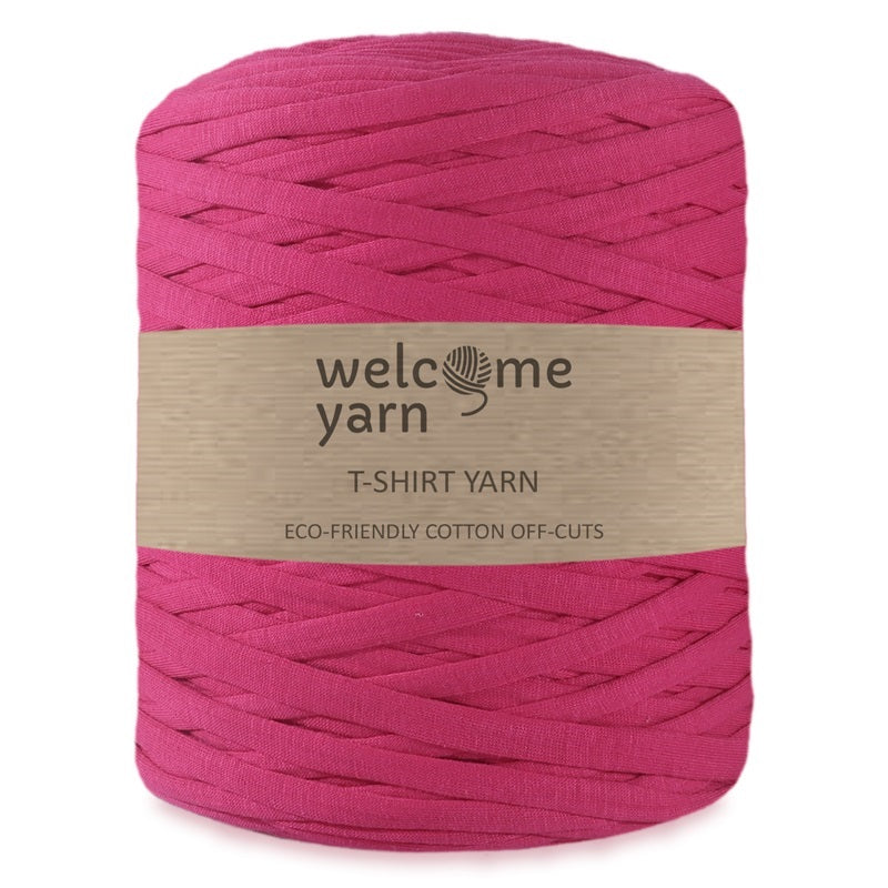 T-shirt Yarn Fuchsia Pink (thin)