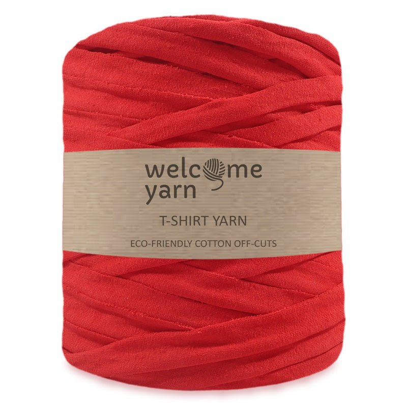 T-shirt Yarn Red - 2nd Quality
