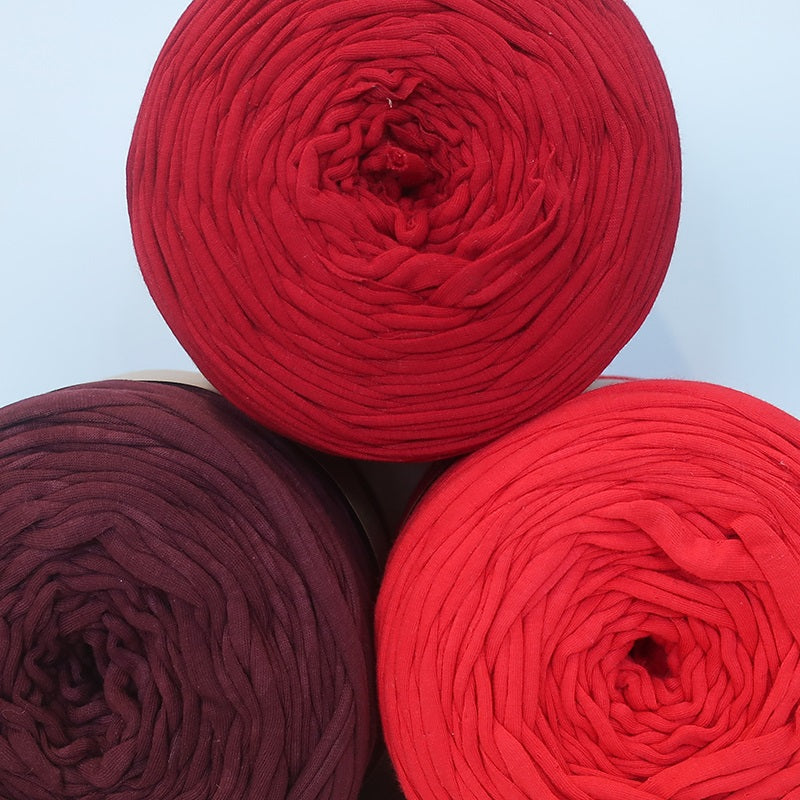 T-shirt Yarn Pack3x Shades of Red - 2nd Quality