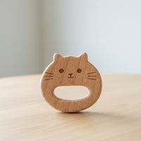 Anneau de dentition en bois pour bébé, pour les travaux manuels