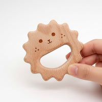 Anneau de dentition en bois pour bébé, pour les travaux manuels