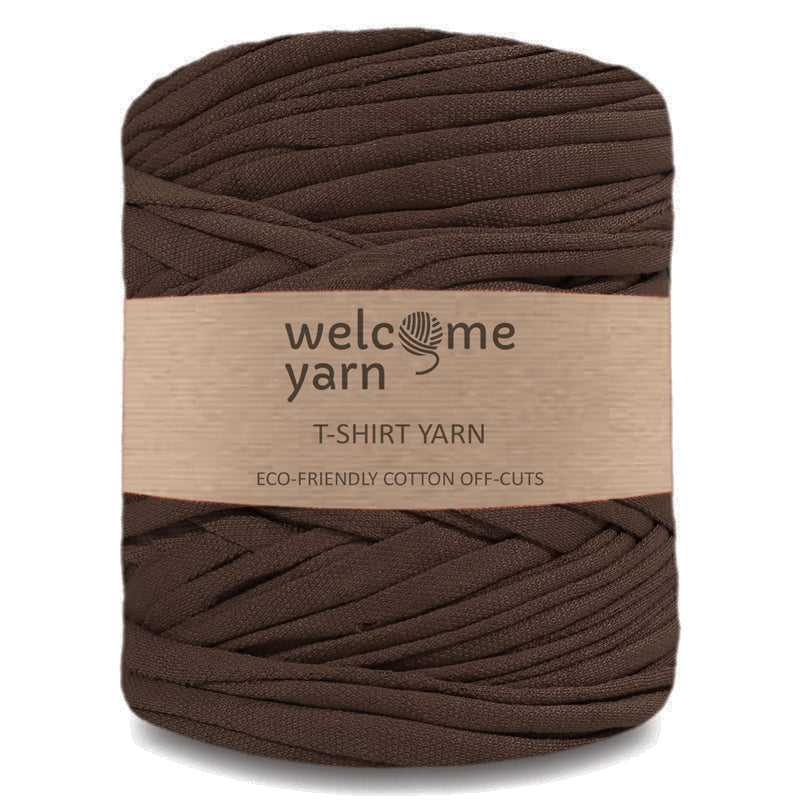 T-shirt Yarn Brown
