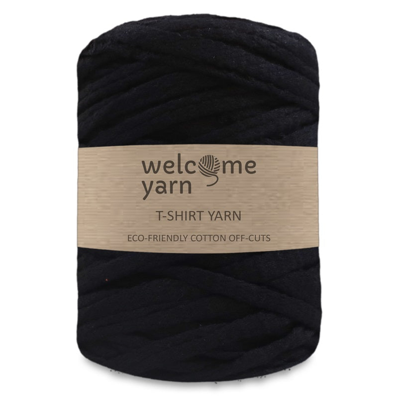 T-shirt Yarn Black