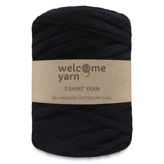 T-shirt Yarn Black