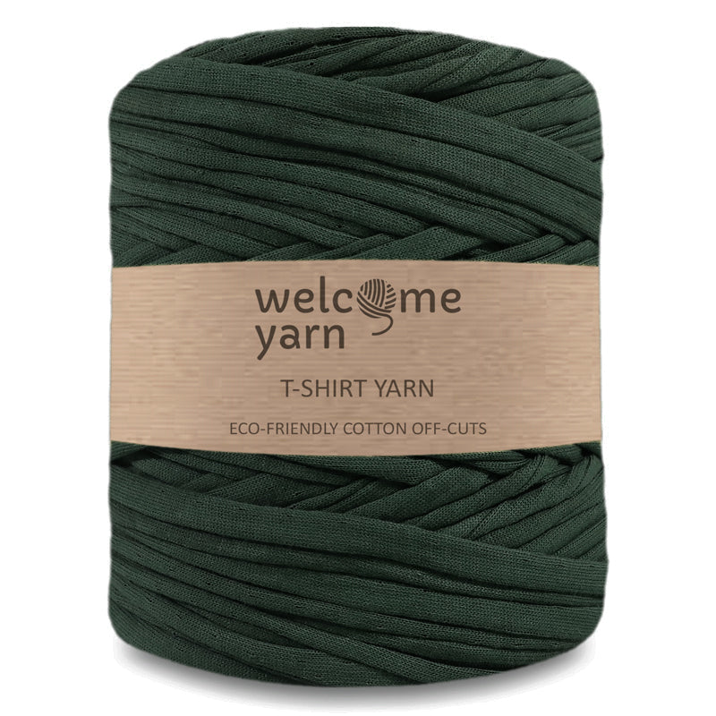 T-shirt Yarn Dark Green