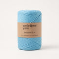 Fio Barbante M Welcome Yarn 300g – Fio de Algodão Reciclado 1.5mm (Azul Turquesa)