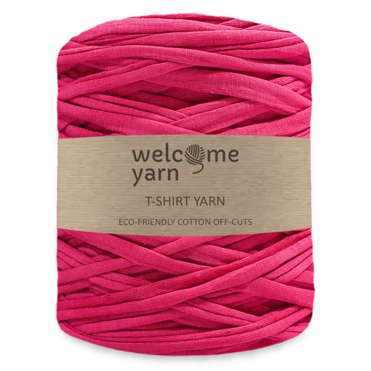 T-shirt Yarn Deep Pink - 2nd Quality