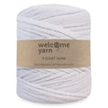 T-shirt Yarn Powder White