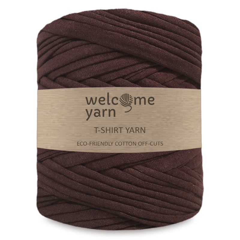 T-shirt Yarn Walnut Brown
