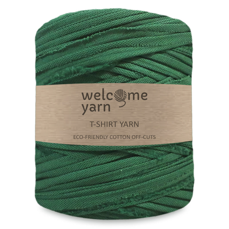 T-shirt Yarn Polo Forest Green