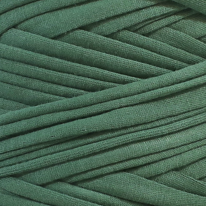 T-shirt en fil vert basilic