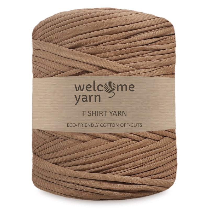 T-shirt Yarn Wood Brown