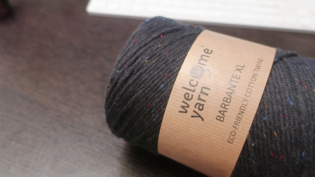Fio Barbante XL 500g Preto Mesclado