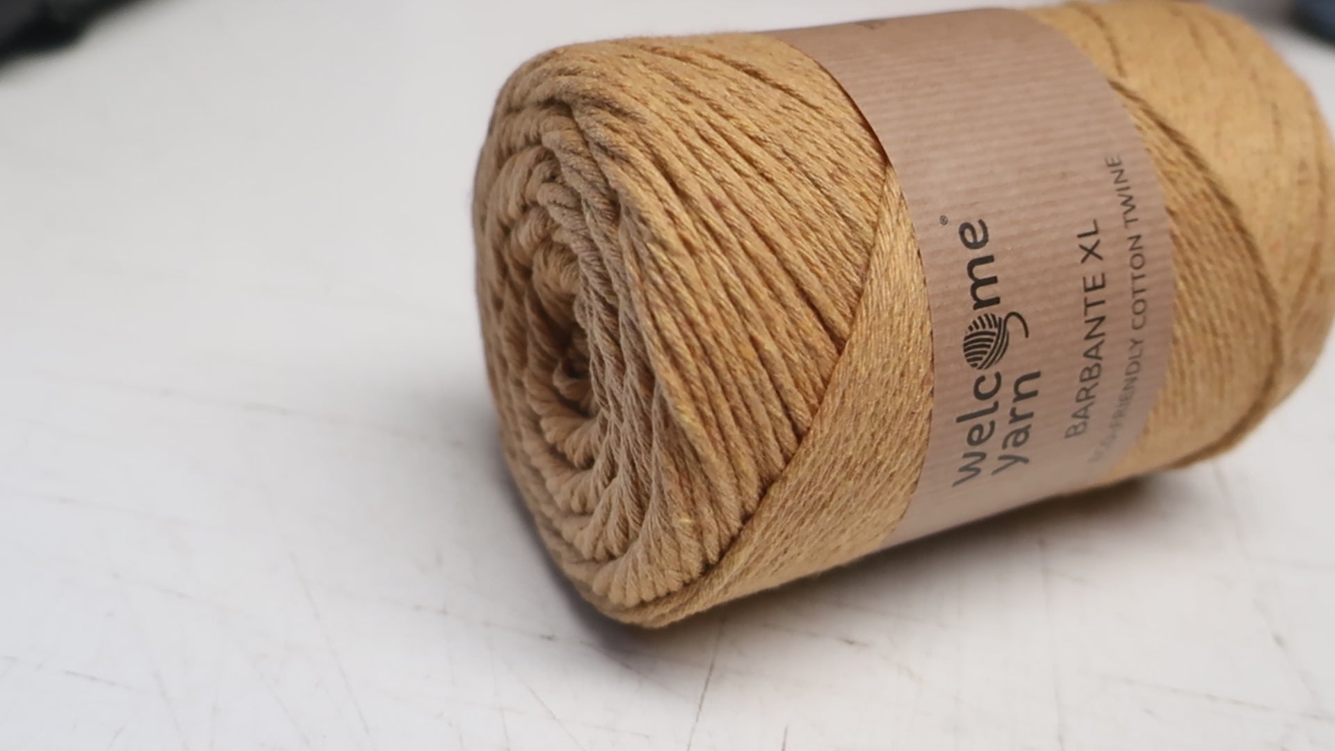 Fio Barbante XL 500g Amarelo Pastel