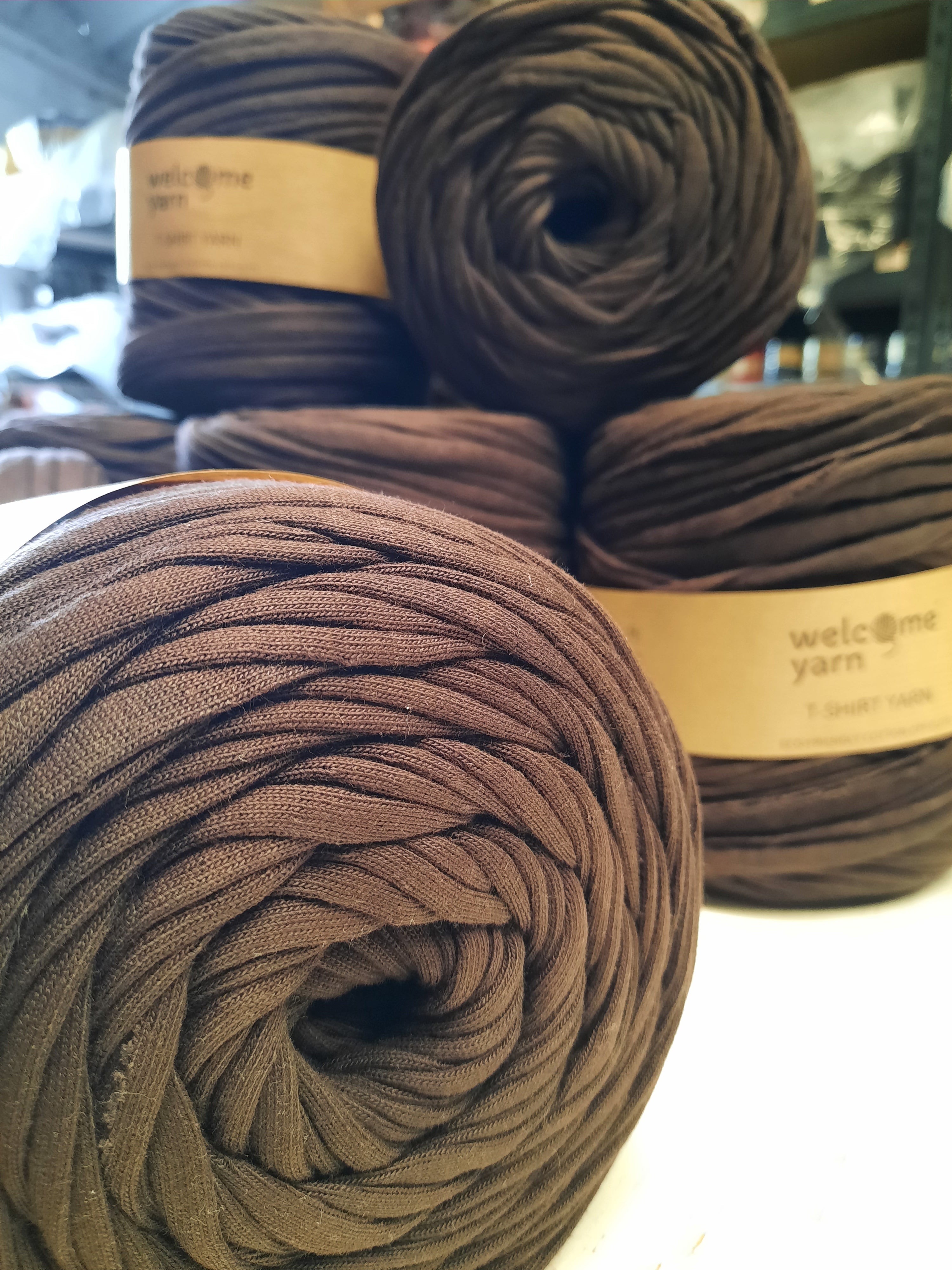 T-shirt Yarn Pack 10x - Brown