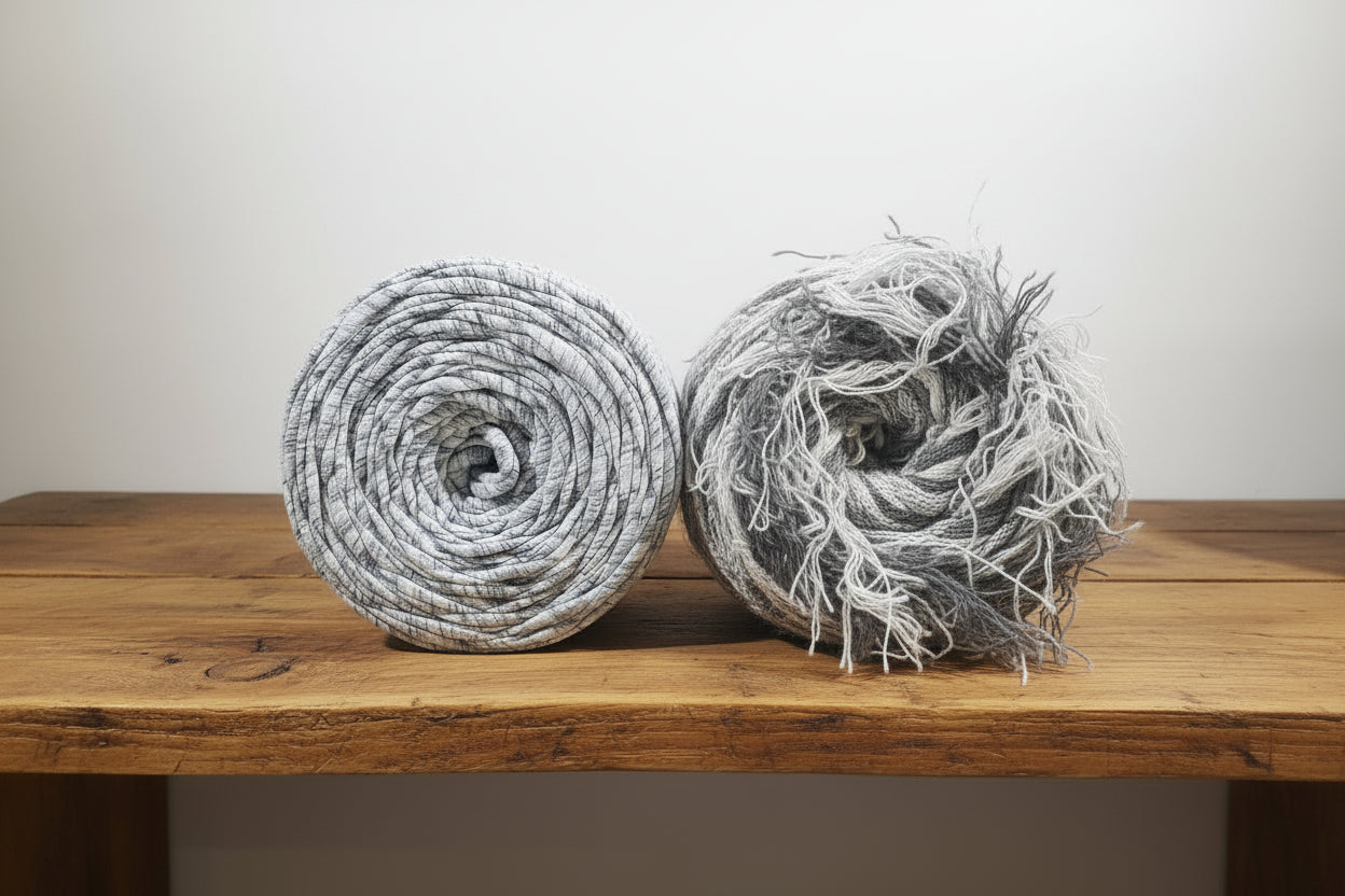 Pack de 2 unidades de fios para t-shirts - Cinza e Branco