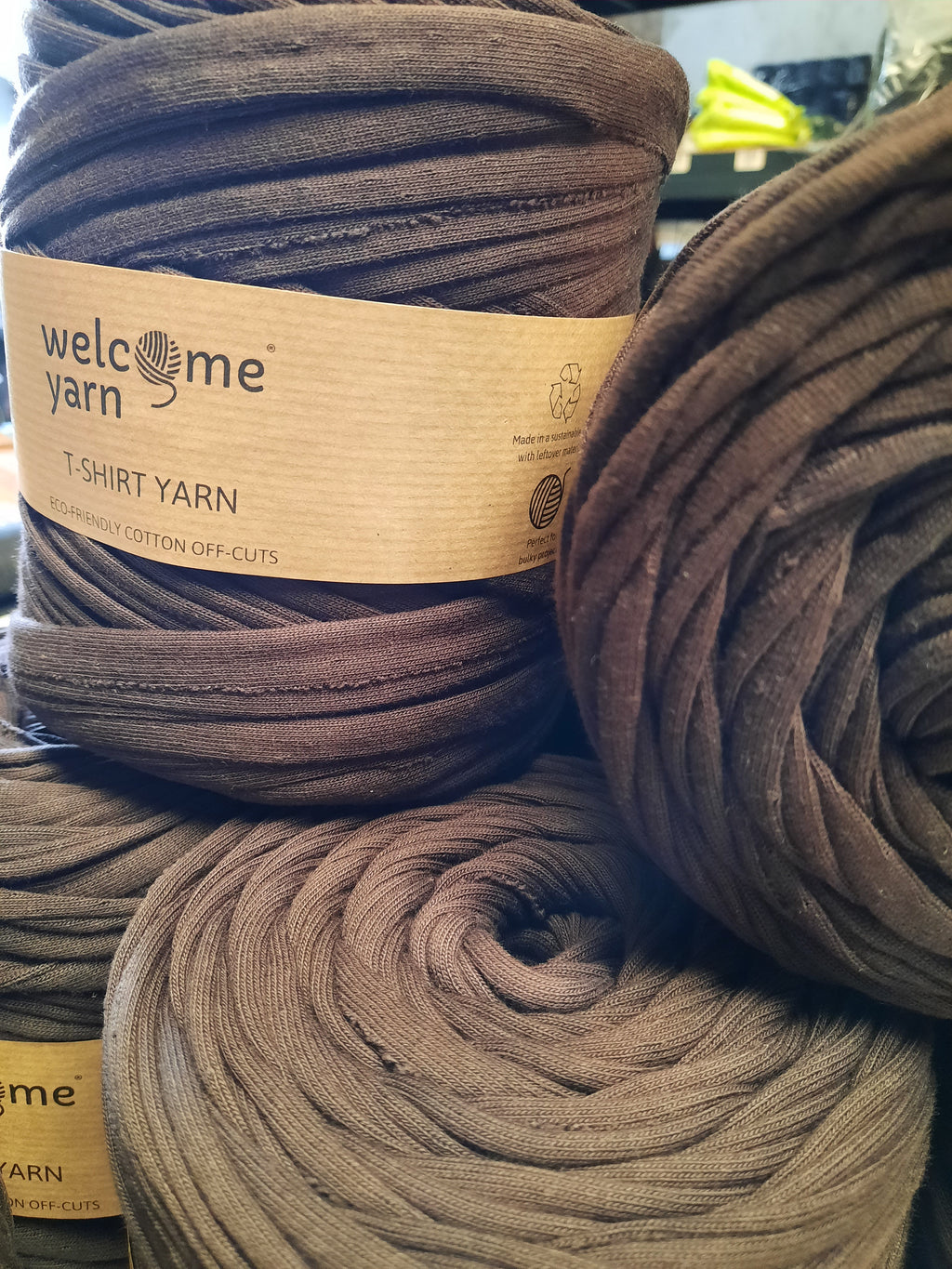 T-shirt Yarn Pack 10x - Brown