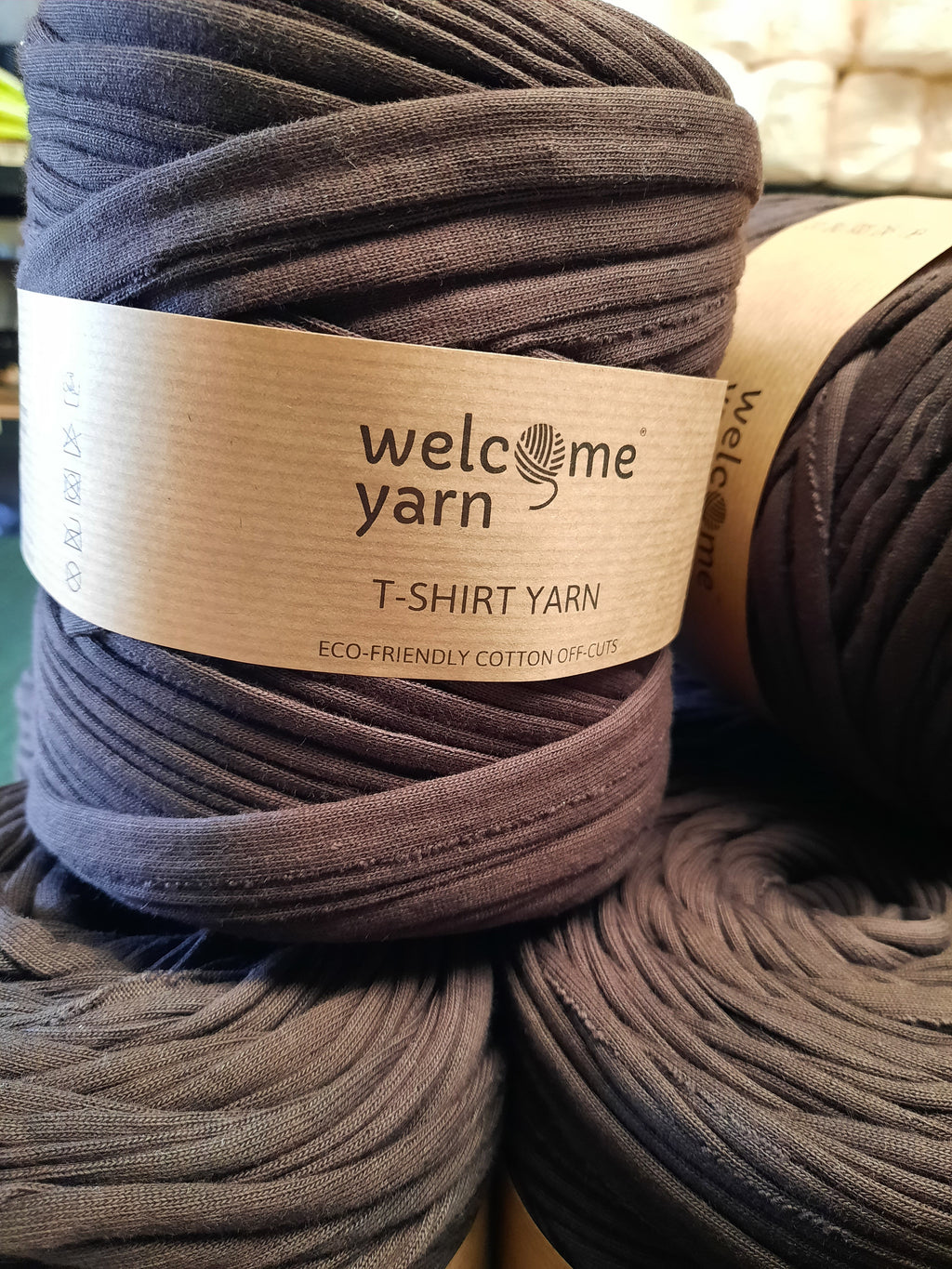 T-shirt Yarn Pack 10x - Brown