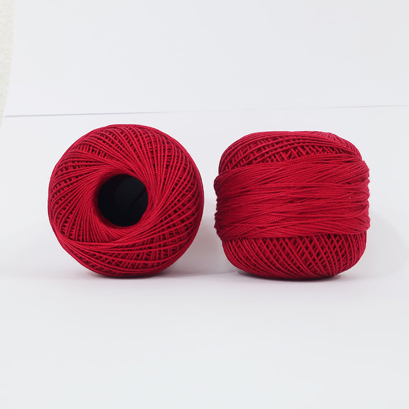 Crochet Thread Velvet Red #09