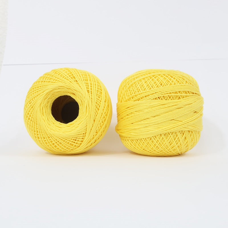 Crochet Thread Bright Yellow #15