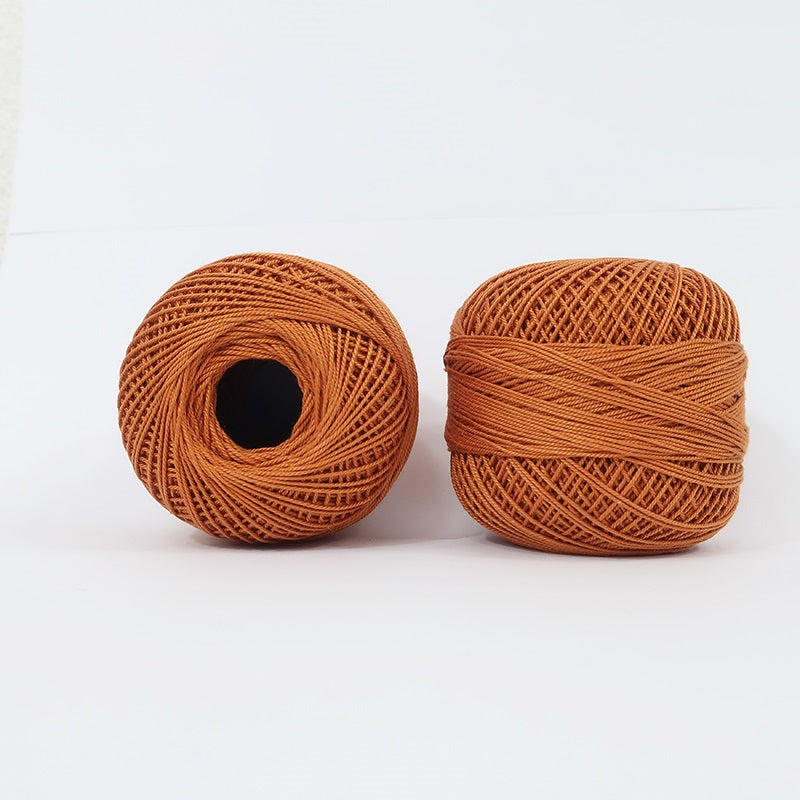 Crochet Thread Amber Orange #31