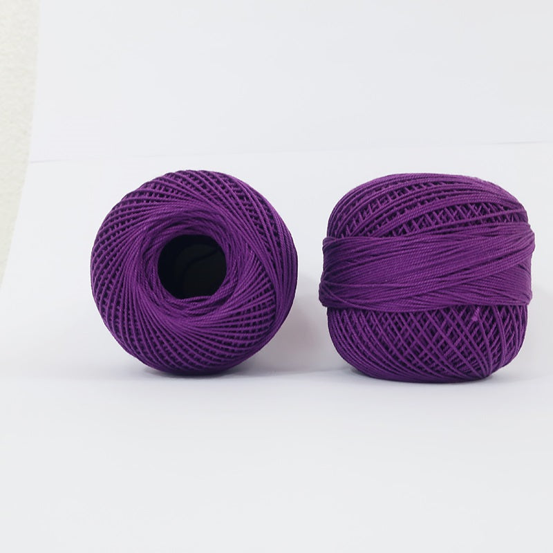 Crochet Thread Indigo Purple #40