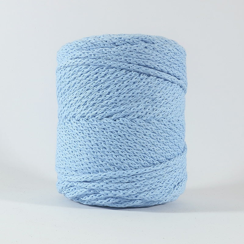 Cotton Cord 5mm Baby Blue
