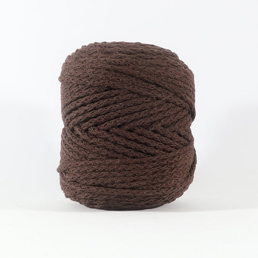 Cotton Cord 5mm Chocolate Brown