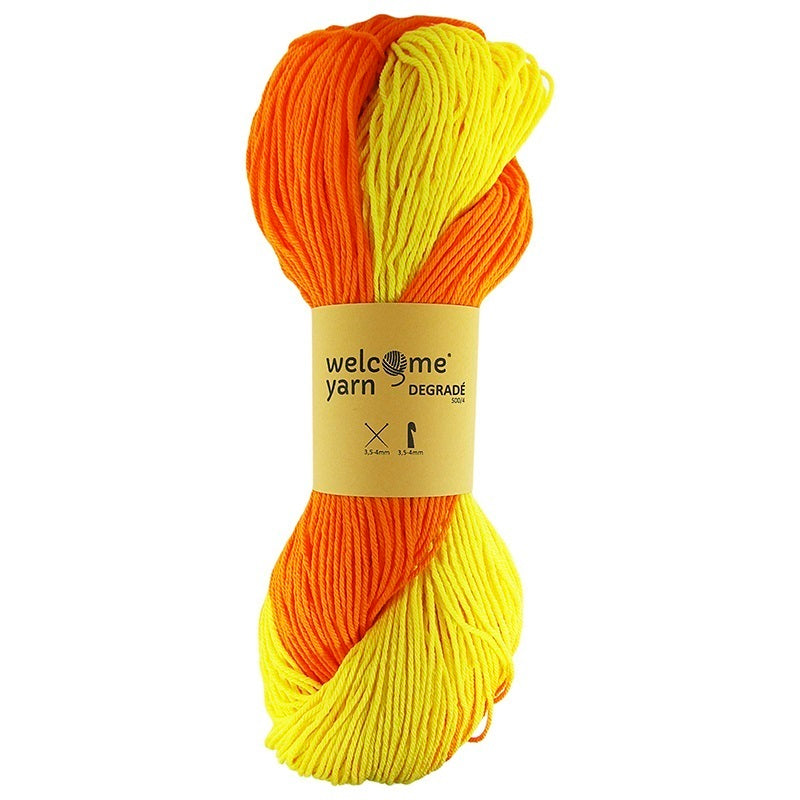 Degradé Yarn Orange and Yellow