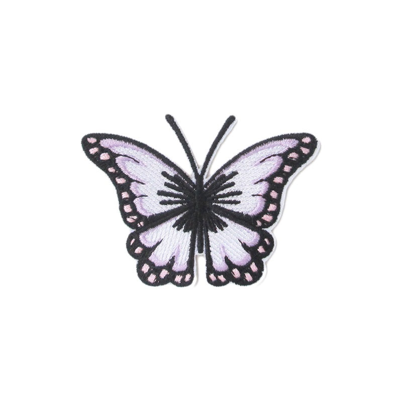 Iron-On Applique Purple Butterfly
