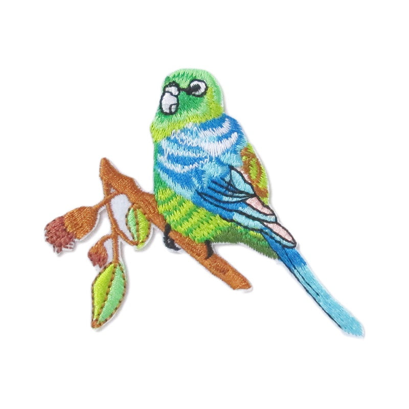 Iron-On Applique Colourful Bird