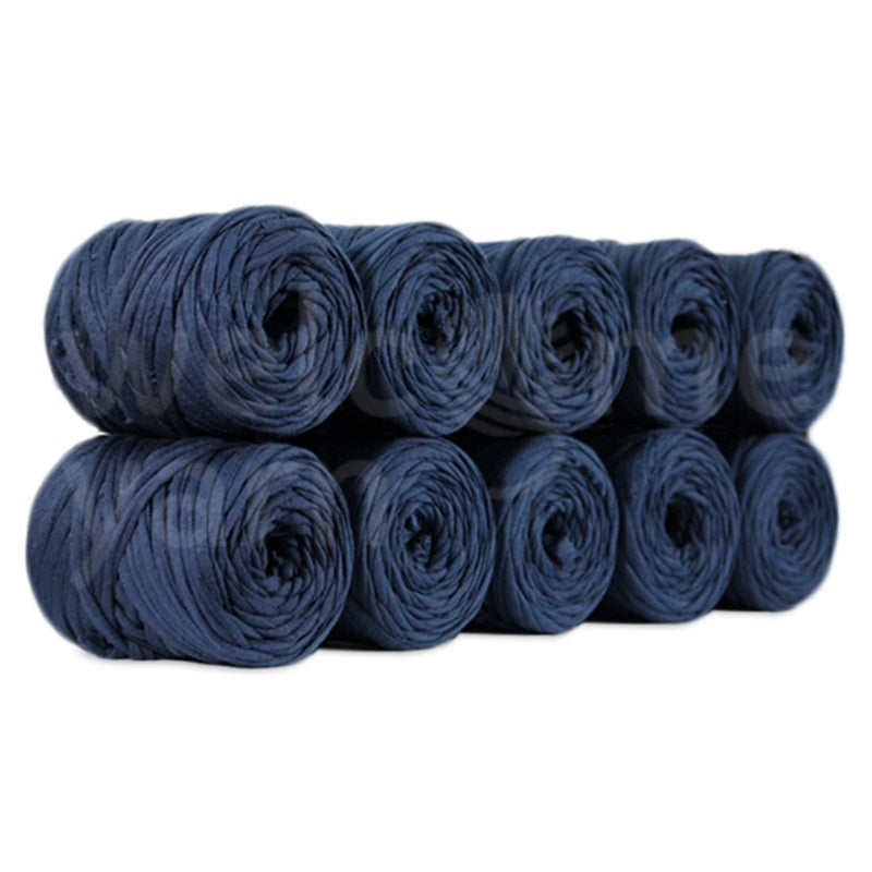 Mini T-shirt Yarn Bobbins Pack 10x - Dark Blue