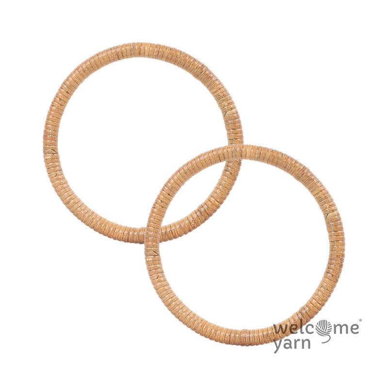 Round Curled Bamboo Handles 15cm