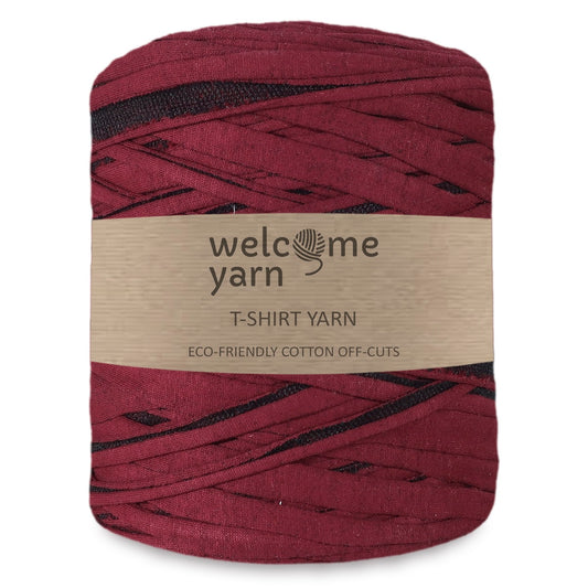 T-shirt Yarn Red and Black