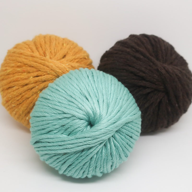 Barbante Mini Ball Pack3x Mint Chocolate Mustard