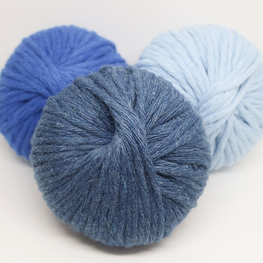 Barbante Mini Ball Pack3x Shades of Blue