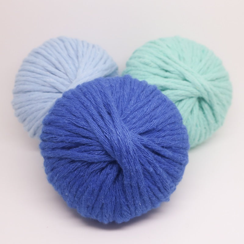 Barbante Mini Ball Pack3x Blue and Mint
