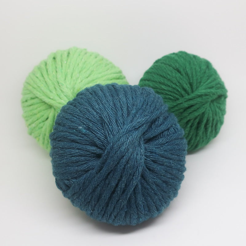 Barbante Mini Ball Pack3x Petrol Shades of Green