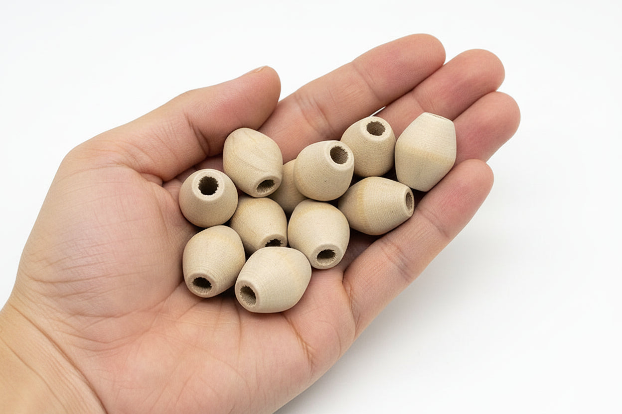 Wooden Beads for Macramé