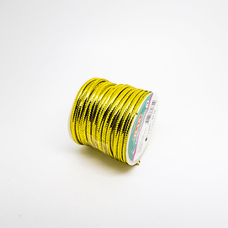 Metallic Thread 2.5mm - Medium Gold