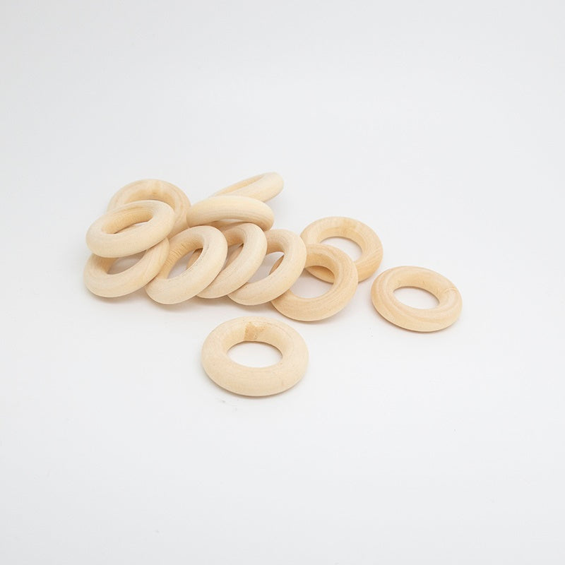 Wooden Rings for Macramé