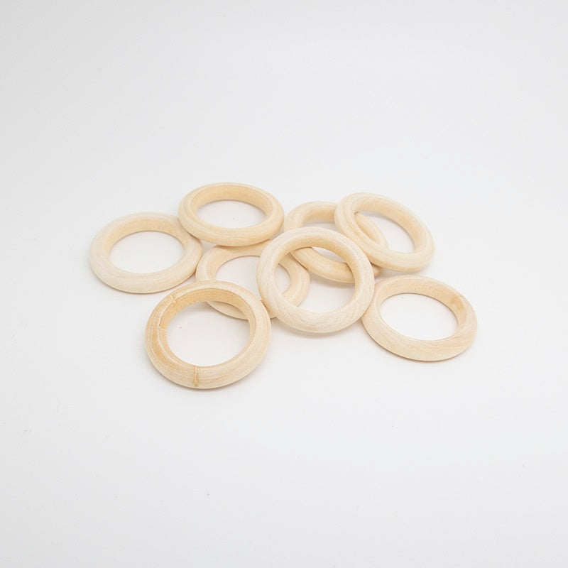 Wooden Rings for Macramé