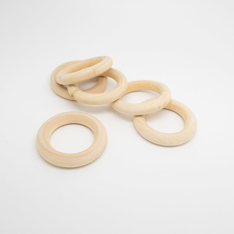 Wooden Rings for Macramé