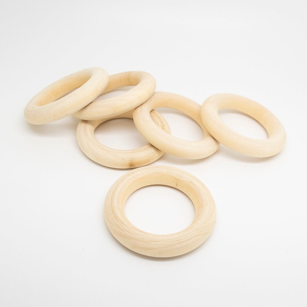 Wooden Rings for Macramé