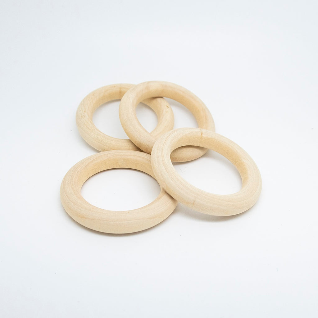Wooden Rings for Macramé
