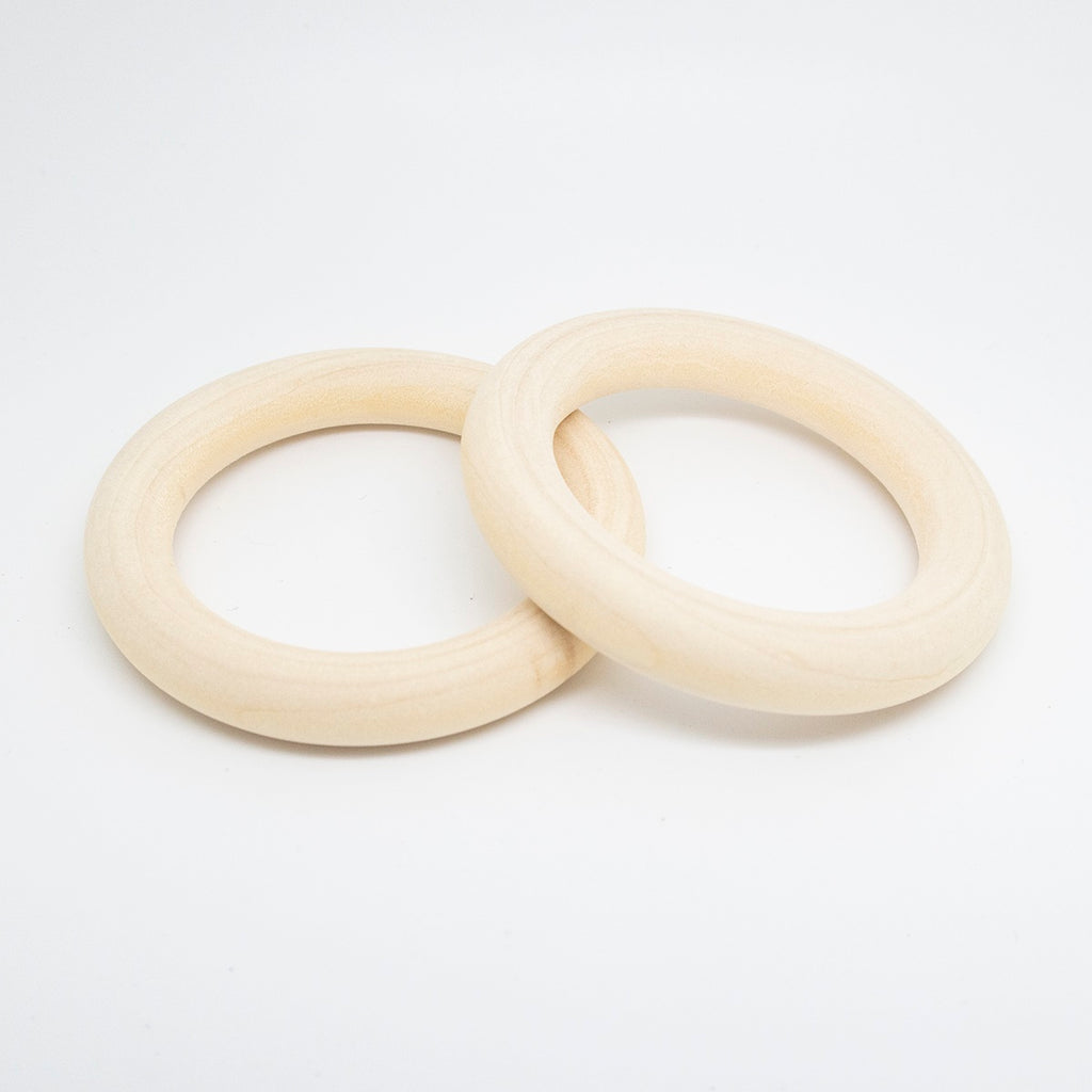Wooden Rings for Macramé