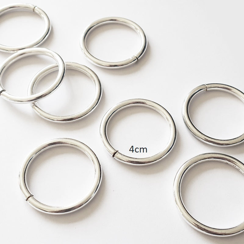 Split Metal Rings for Macramé