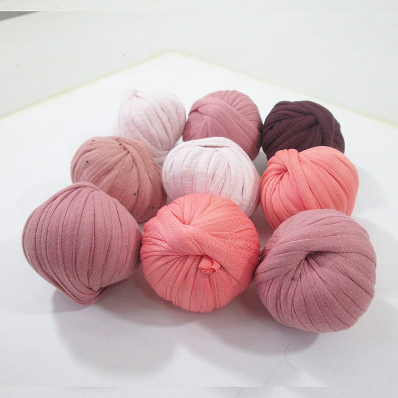 T-shirt Yarn Mini Balls Pack9x Shades of Pink